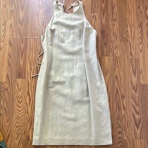 90s Vintage linen dress